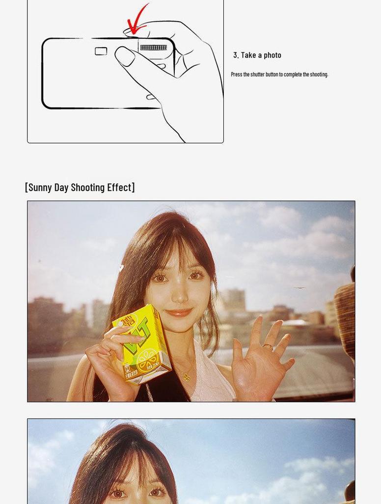 Popular Half-Frame Disposable Camera - Add Your Logo