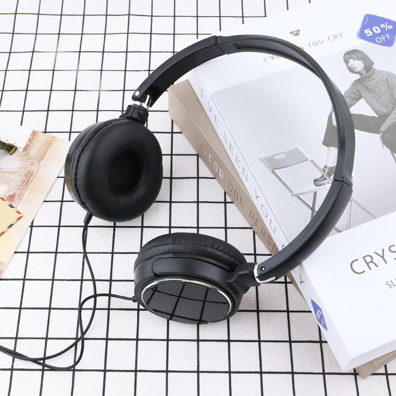 1Pcs 3.5Mm/Type C Bass Stereo Headphones Foldable Adjustable Headband Wired Headphones For Mobile Phone And Computer