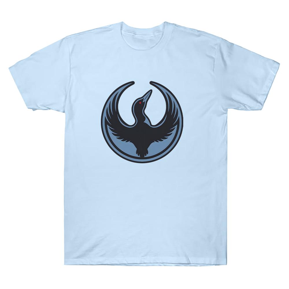 Rebel Loon Logo T Shirts Minnesota Rebel Alliance T-Shirt Crew Neck Combed Cotton Men Tees  Unisex Round Neck Short Sleeve Tops Men womens clothes