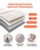 Large Area Rug 5x8 Ft Anti-Skid and Tear-Resistant Floor Mat Modern Beige