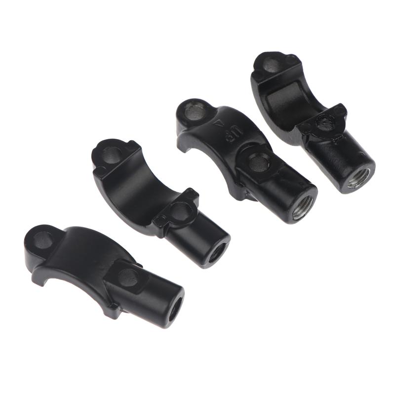 2Pcs Universal M8/M10 Lever Mirror Holder Brake/Clutch Master Cylinder Clamp Bracket Cover Fixing Seat Bolts Base Support