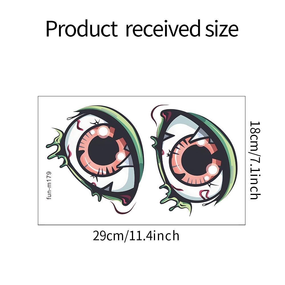 

Хэллоуин ужас глазное яблоко домашняя ванная комната атмосфера ванная комната декоративная наклейка для унитаза 18*29CM/fun-m179