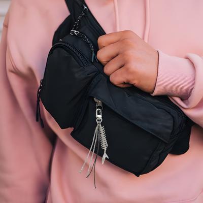 1/2/3 szt. Stopowy Wisiorek Brelok Rybi Ość Frędzel Sznurkowy Design Lekki Brelok Plecaki Samochody Organizer na Klucze Akcesoria