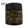 Year-round Outdoor Lighting Decorative Solar Lights Metal Hollow Pattern Step Wall Weather-Resistant Landscape Lamp Waterproof Fence for Garden