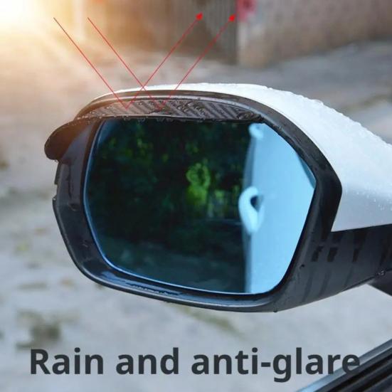 Visiera antipioggia per specchietto retrovisore auto, protezione in PVC, parapioggia per specchietto auto, copertura antipioggia per specchietto laterale, sopracciglio antipioggia per SUV, camion, accessori auto