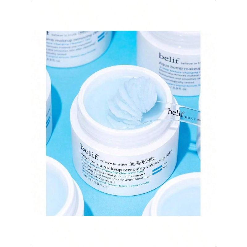 Belif Aqua Bomb Balsam de Curățare Demachiant 100ml , Hidratează și Curăță Profund Într-un Singur Pas, Curățare Fără Mizerie, Formulă Balsam în Ulei