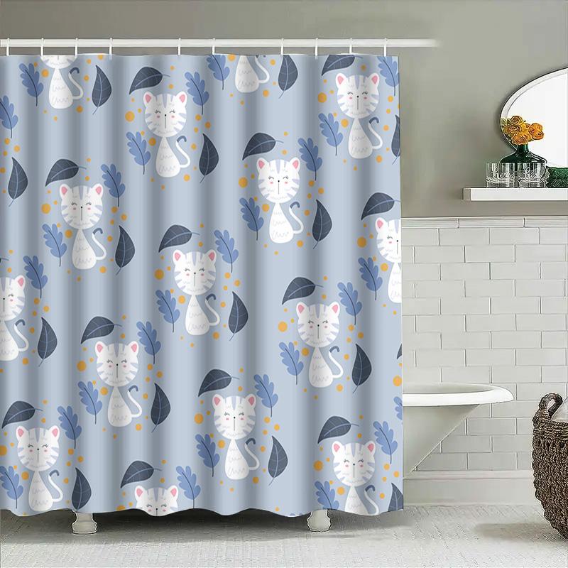 Home Shower Curtains For Bathroom Waterproof Fabric Modern Nordic Style Bathroom Curtains Shower Curtain 180X200