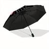 1pc Butterfly Wings Automatic Open/close Folding Umbrella, Compact Portable Travel Umbrella,Durable Construction Yy250814160