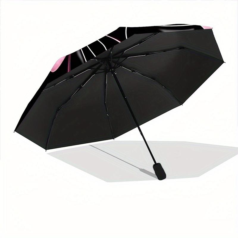 1pc Butterfly Wings Automatic Open/close Folding Umbrella, Compact Portable Travel Umbrella,Durable Construction Yy250814160