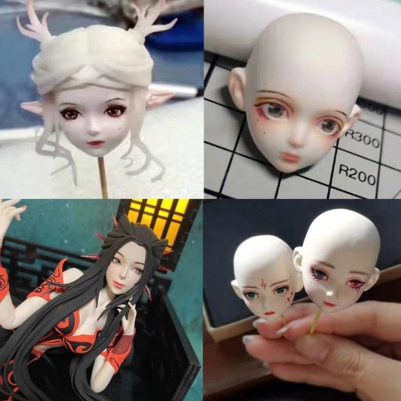 Forma silikonowa do twarzy lalki, forma do fondantów, czekolady, formy do gliny, mydła DIY, lekkie narzędzia do dekoracji tortów, forma do pieczenia