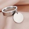 Ring Stainless Steel Jewelry Finger Ornaments Jewelries Gifts Charm for Women Punk Party Girls Female Ornament Shiny