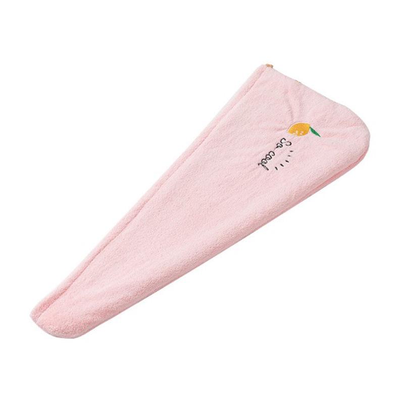 Women's Coral Fleece Quick-Drying Hair Cap – Soft, Breathable, Absorbent Head Wrap Towel