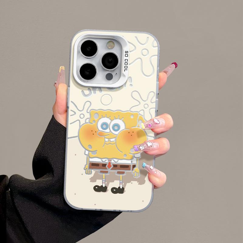 Applicable To Apple 11 Huawei Mate11pro Mobile Phone Case Apple 11promax New Tooth-showing SpongeBob SquarePants