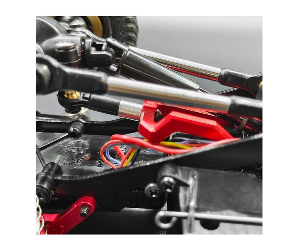 SHEAWA Turnbuckle Tie Rod Push Rod Steering Rod for Kyosho MINI-Z 4X4 Jimny, Modified Parts, Metal Accessories (Red)