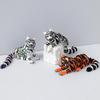 3D Printed Tiger Home Decor Movable Flexible Joints Simulation Miniature Ornament Children Gifts Desktop Office Decor
