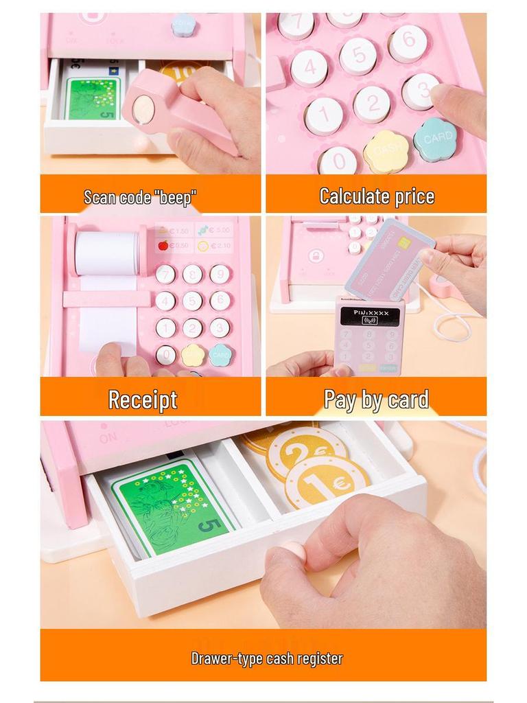 Children’s Supermarket Cash Register & Vending Machine Playset