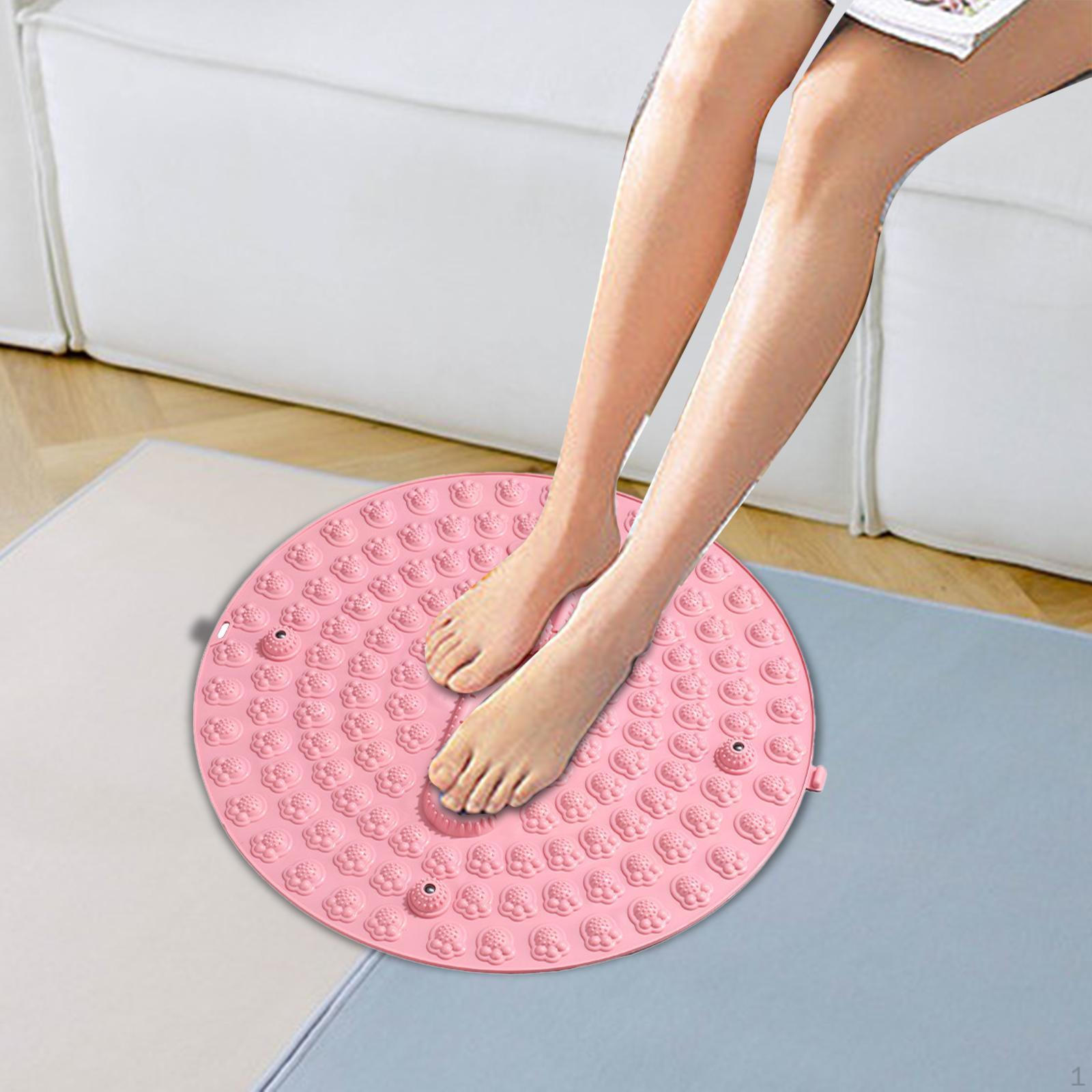 

Foot Massage Pad Acupressure Mat Pressure Point Multifunctional for Travel розовый