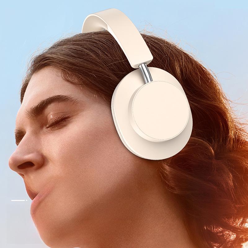 DR80 Wireless Bluetooth Headset: Silicone, Long Battery Life, Head-Mounted, Ideal for Gaming and Calls