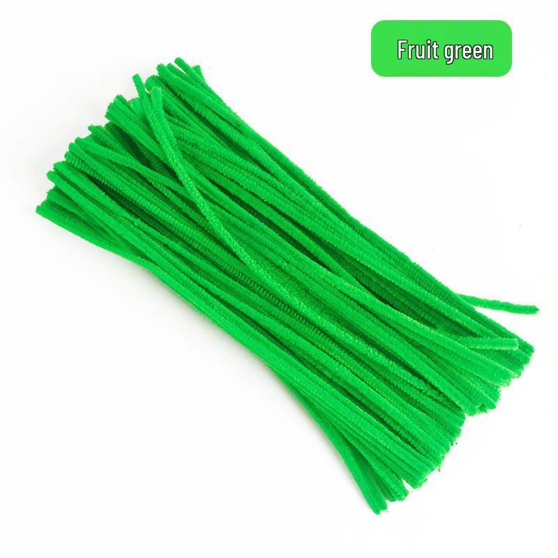 Velvet Chenille Stems: Mixed Color Macaron Twist Sticks