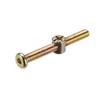 10Pcs M6 Furniture Bolts And Nuts  for Bed Frame Chair Cabinet Furniture Assembly