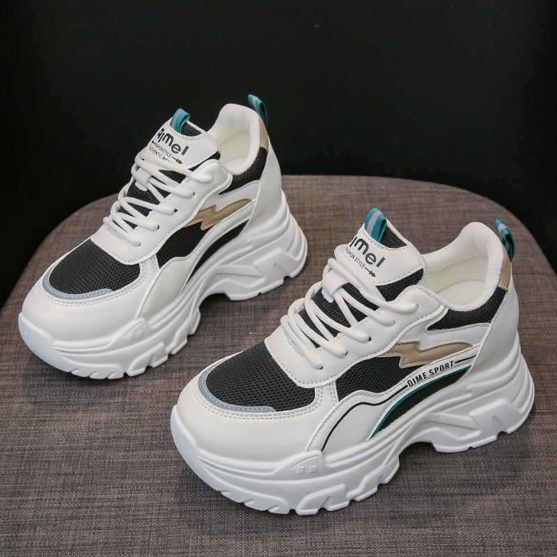 

Height-increasing dad shoes women s 2025 spring new versatile small man thick-soled breathable casual sports little white shoes 40