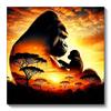 Diamond Painting Sunset Elephant Handmade 5D Diy Full Kits Diamond Mosaic Reflection Art Kit Handmade Home Decor New Arrivals