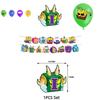 Blox Fruits Cartoon Theme Birthday Party Decorations Set Flags Balloons Cake Toppers