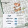 6-Layer Bamboo Cotton Bath Towel with Border