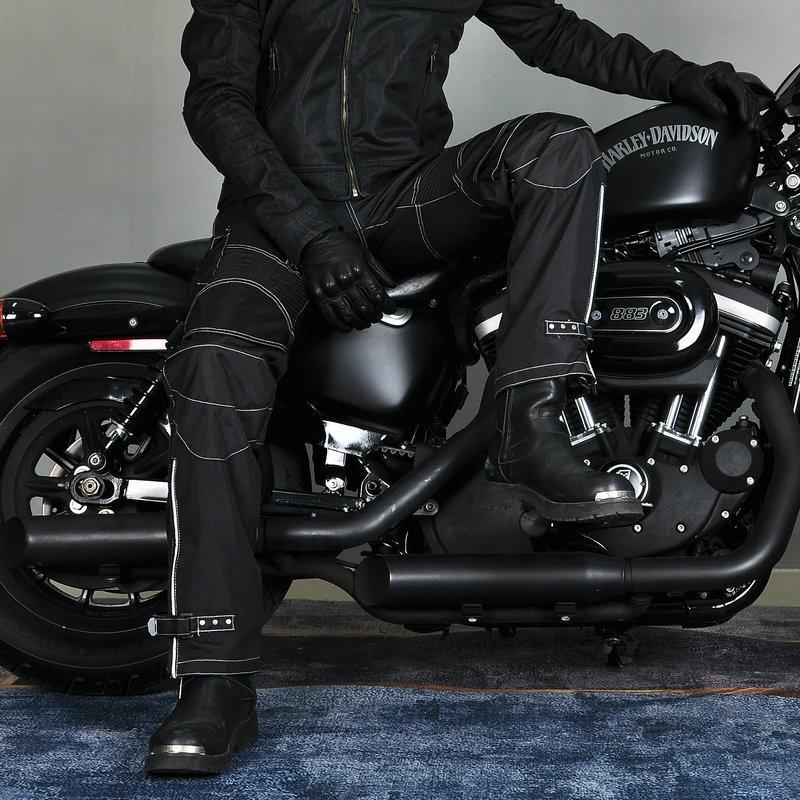 Mens Motorcycle Riding Pants Oxford Fabric Waterproof High-Waist Adjustable Protective Trousers Street Off-Road Use