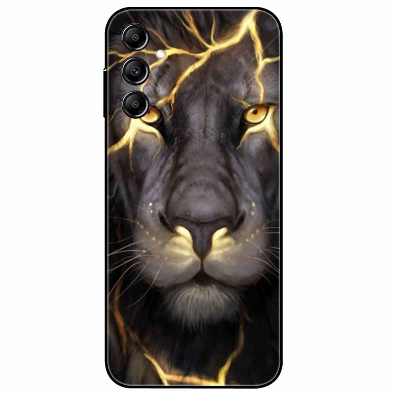 Silicone Phone Case For Samsung Galaxy A54 5G A34 A14 A24 Cover TPU Protective Soft Cat Para Funda for SAMSUNG A54 A 54 Fashion