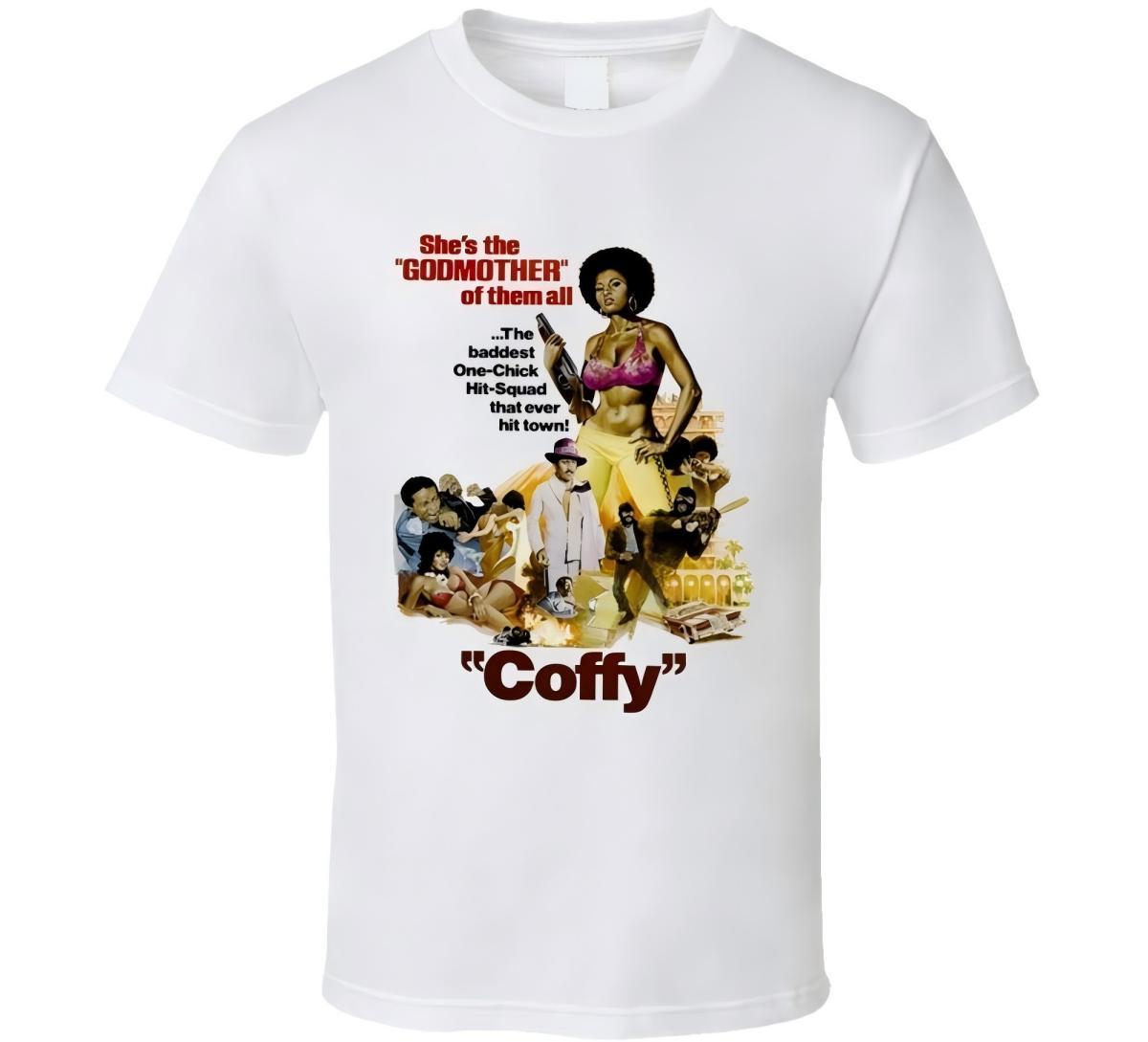 Coffy Movie Poster T-Shirt M белый