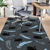 1PC swan feather Extra Large Non Slip Floor carpet, Office, family, Studio   Large Area Rug Indoor Rugs, Bold Statement Piece