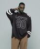 LOFIX Rugby Jersey Oversized Long Sleeve (Black)