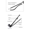 OFFBONDAGE Portable Bicycle Pump 300PSI Bike Air Pump Portable Tire Inflator MTB Road Bike Pump with Gauge Schrader Presta Valve