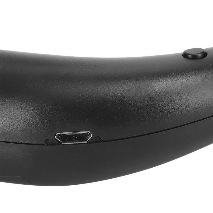 Fdit Osobní dobíjecí ventilátor Mini přenosný ventilátor na krk Dvojitý stolní Dobíjecí USB Závěsný styl