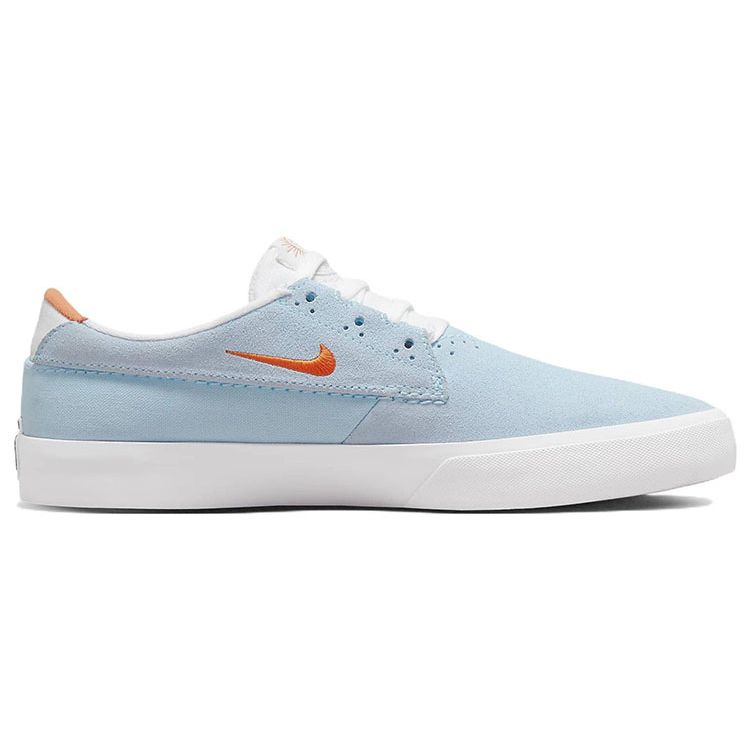 Nike Shane SB Celestine Blue Orange Unisex Sneakers White Safety-Orange BV0657-406