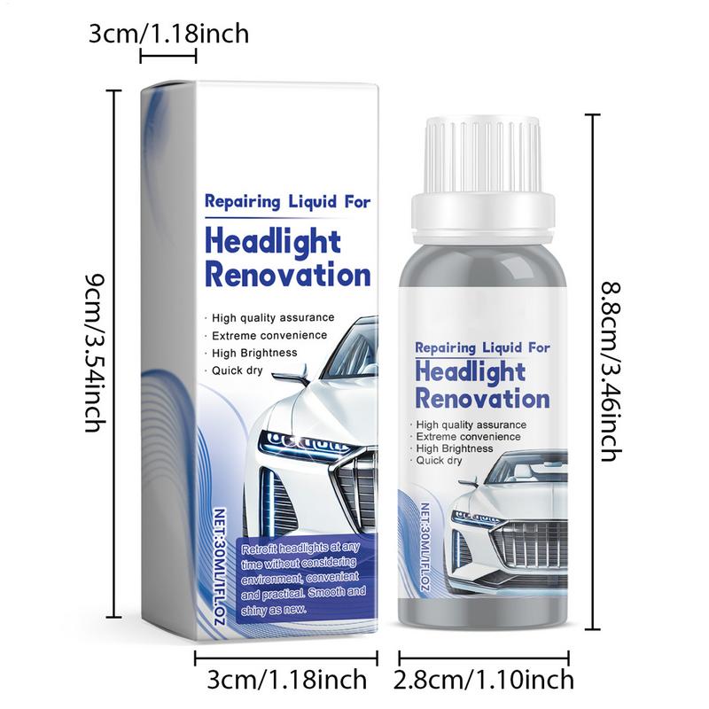 Headlight Cleaning Restoration Polishing Restoration Liquid Headlight Repair Fluid Car Cleaning Restoring Scratch Headlight