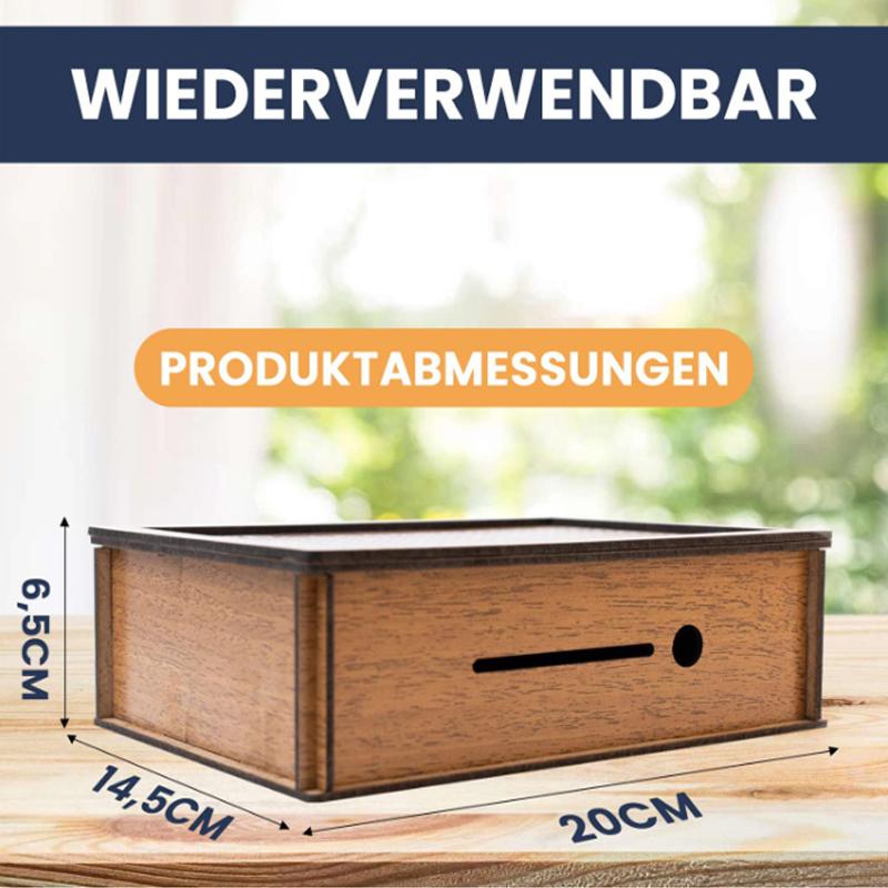 Money Box Piggy Bank Cash Saving Wood Container Decorative Retro Detachable Assembly Container Multifunction Supplies Accessory