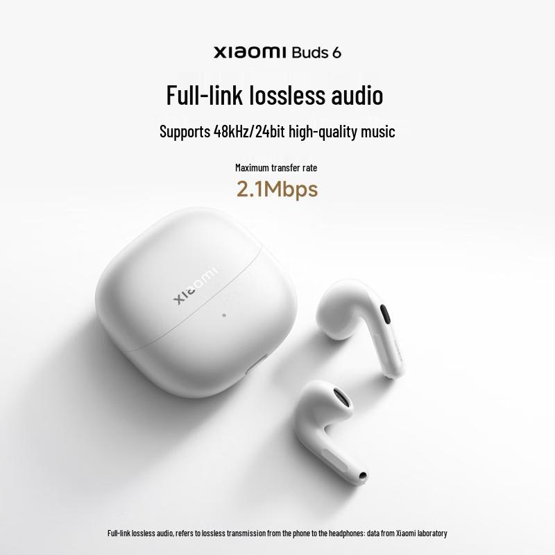 Xiaomi Buds 6 Semi-in-ear Noise Cancelling Bluetooth Earbuds