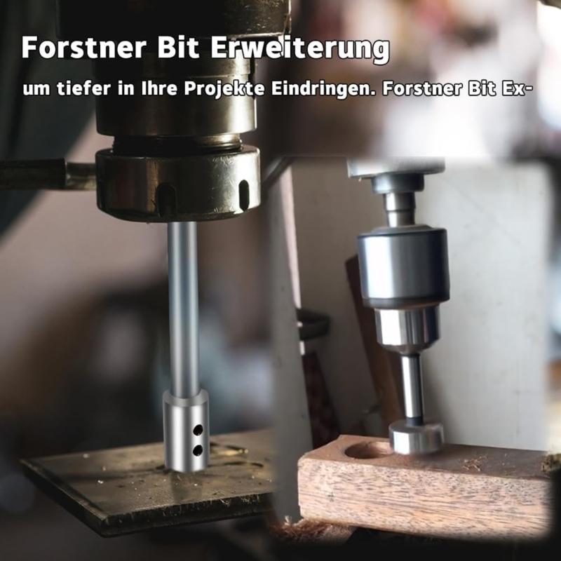 169/178/254mm Bohrerverlängerung Antirutsch Bohrtiefe zum Bohrer Geeignet für Prozess Holzmöbel