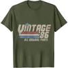Vintage 86 All Original Parts Summer Men TShirt Retro American Style Casual Wear For Birthday Gift For Him