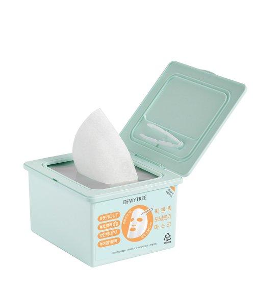DEWYTREE Pick & Quick Morning Depuffing Mask (30 Sheets) + Double Pads (10 Sheets)
