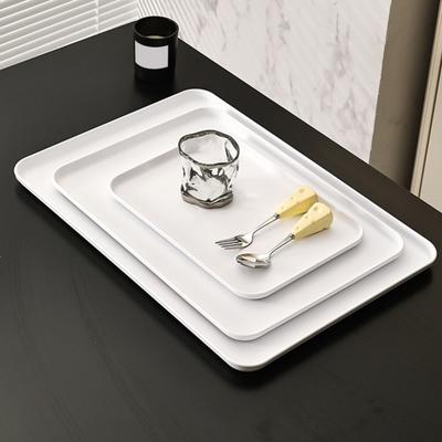 Serveringsfat Rektangulära Brickor för Grönsaker och Frukt för Snacks Efterrätt Kaka Ost
