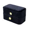 Mini Jewelry Box Plush Velvet Jewelers Packaging Portable Ring Holder  Travel Storage