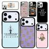 Capa Case for iPhone 17 Air 16 Pro Max 15 Plus 11 13 Mini 14 12 Back Phone Cover Friends TV Show