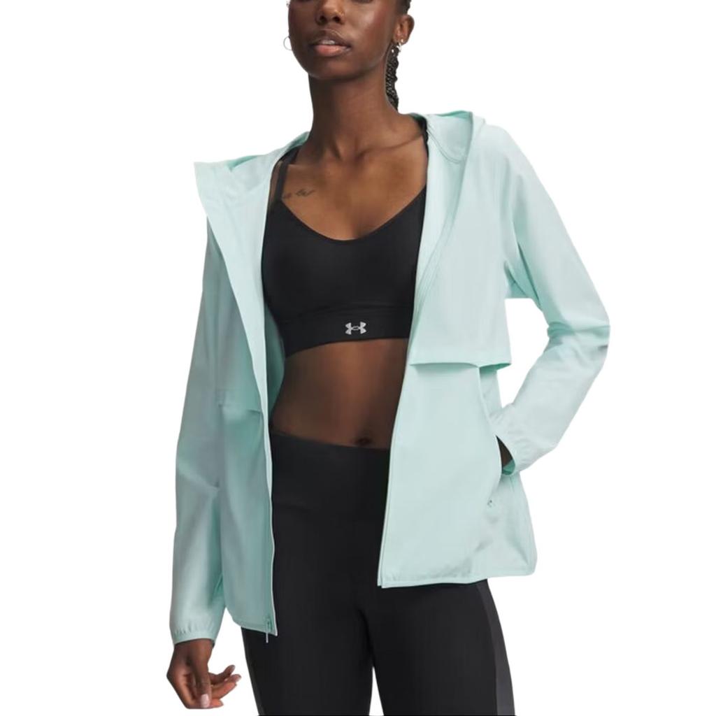 Under Armour Velociti Pro Storm Woven Lightweight Breathable Hooded Running Jacket Women jackets 6009542-703