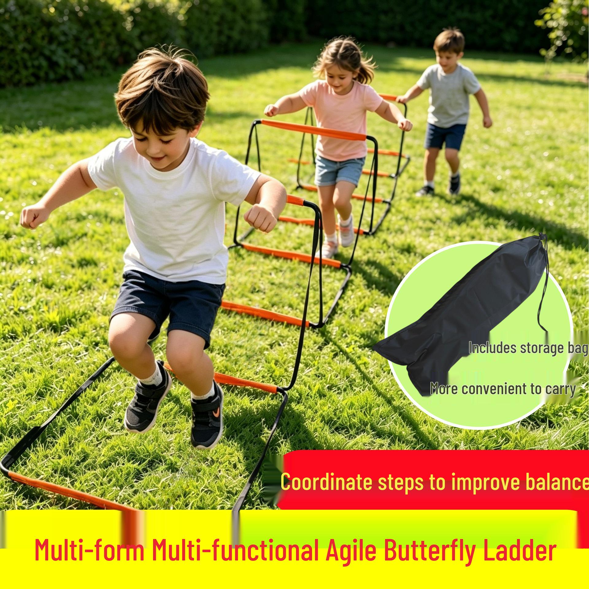 Multifunctional Agility Ladder: Butterfly Jump Grid for Children s Football and Fitness Training