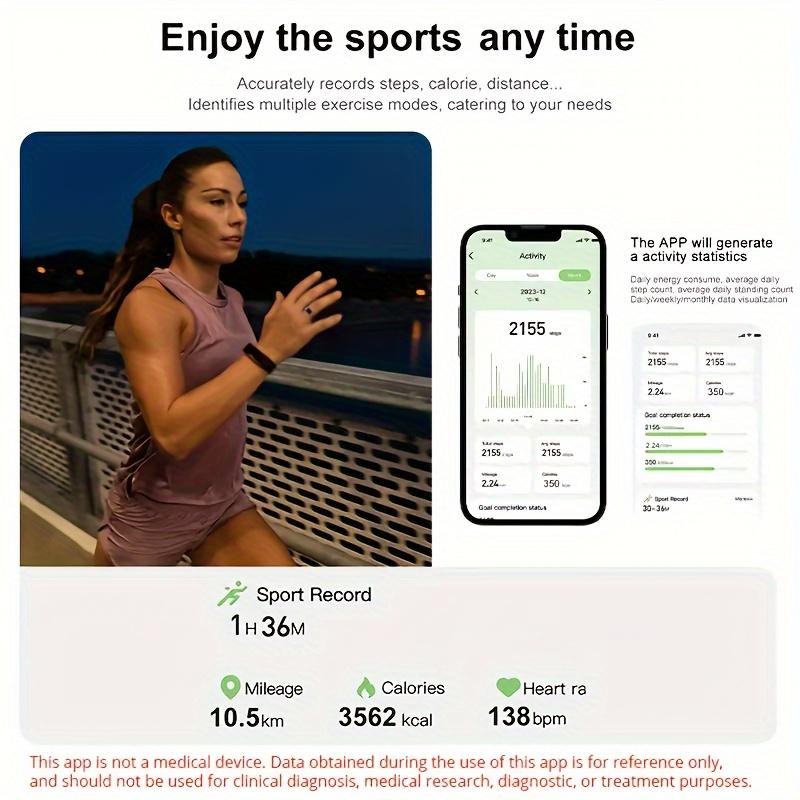 Smart Ring Men Women IP68 Waterproof Heart Rate Blood Oxygen Sleep Health Monitor Sport Fitness Health Ring for Android IOS