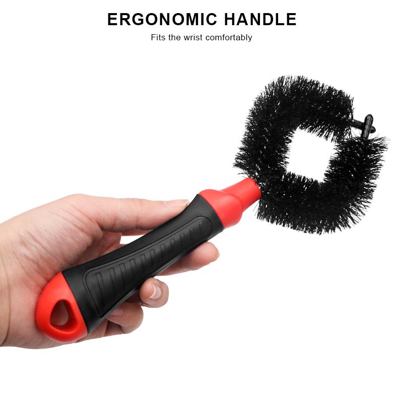 Bicycle Cleaning Brush Outdoor Sports Riding Wash Tools Portable MTB Road Bike Tyre Wheel Wash Cleaning Brush Maintenance Tool