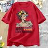 Mehr Stolz Weniger Vorurteile T-Shirt LGBTQ T-Shirt Pride Month LGBTQ T-Shirt Freizeit Baumwolle Kurzarm Rundhals Damen Kleidung